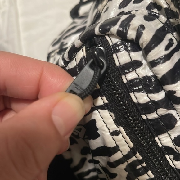 Saint Laurent Zebra Print Nylon Fanny Bag - Picture 11 of 13